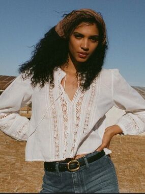 Doen Vanessa Top in Salt